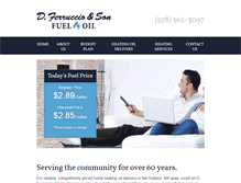 Tablet Screenshot of ferrucciooil.com